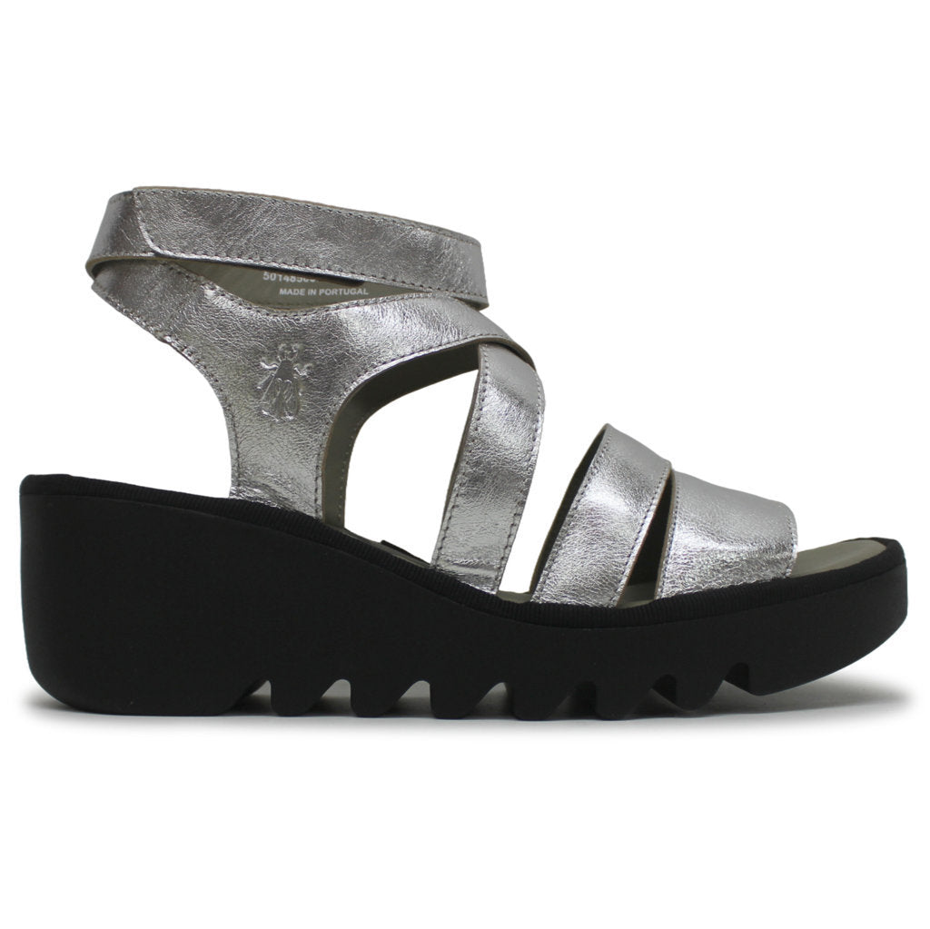 Fly London BAFY485FLY Idra Leather Womens Sandals#color_silver