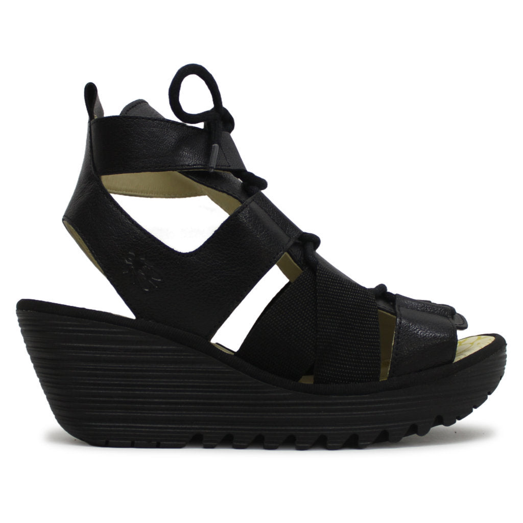 YACA413FLY Leather Women s Slingback Sandals
