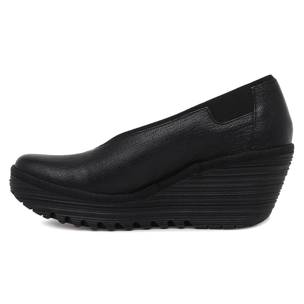 Fly London YOZA438FLY Mousse Leather Womens Shoes#color_black