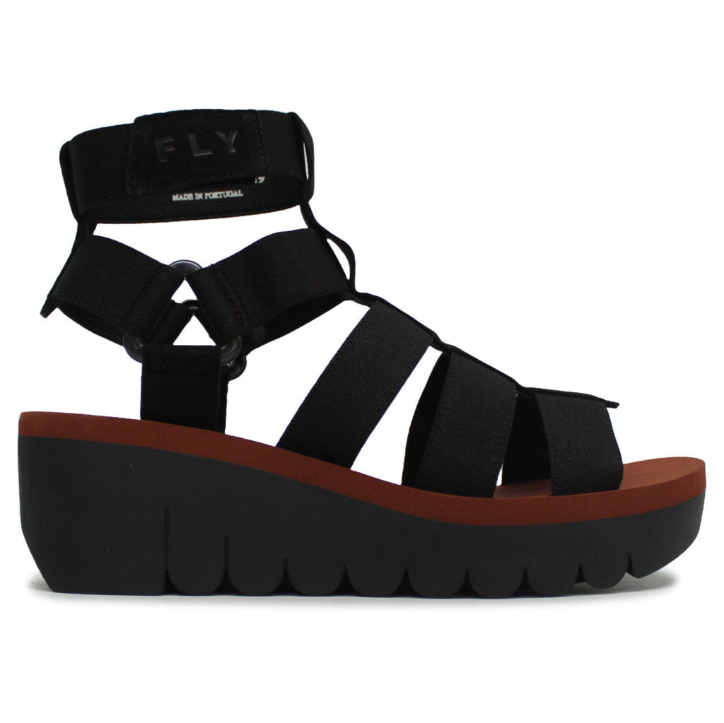 Fly London YUFI032FLY Cupido leather Womens Sandals#color_black black brick