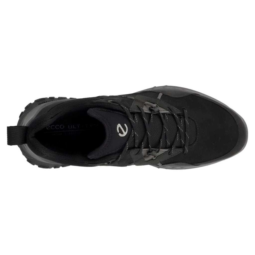 Ecco ULT-TRN Nubuck Leather Mens Shoes#color_black black