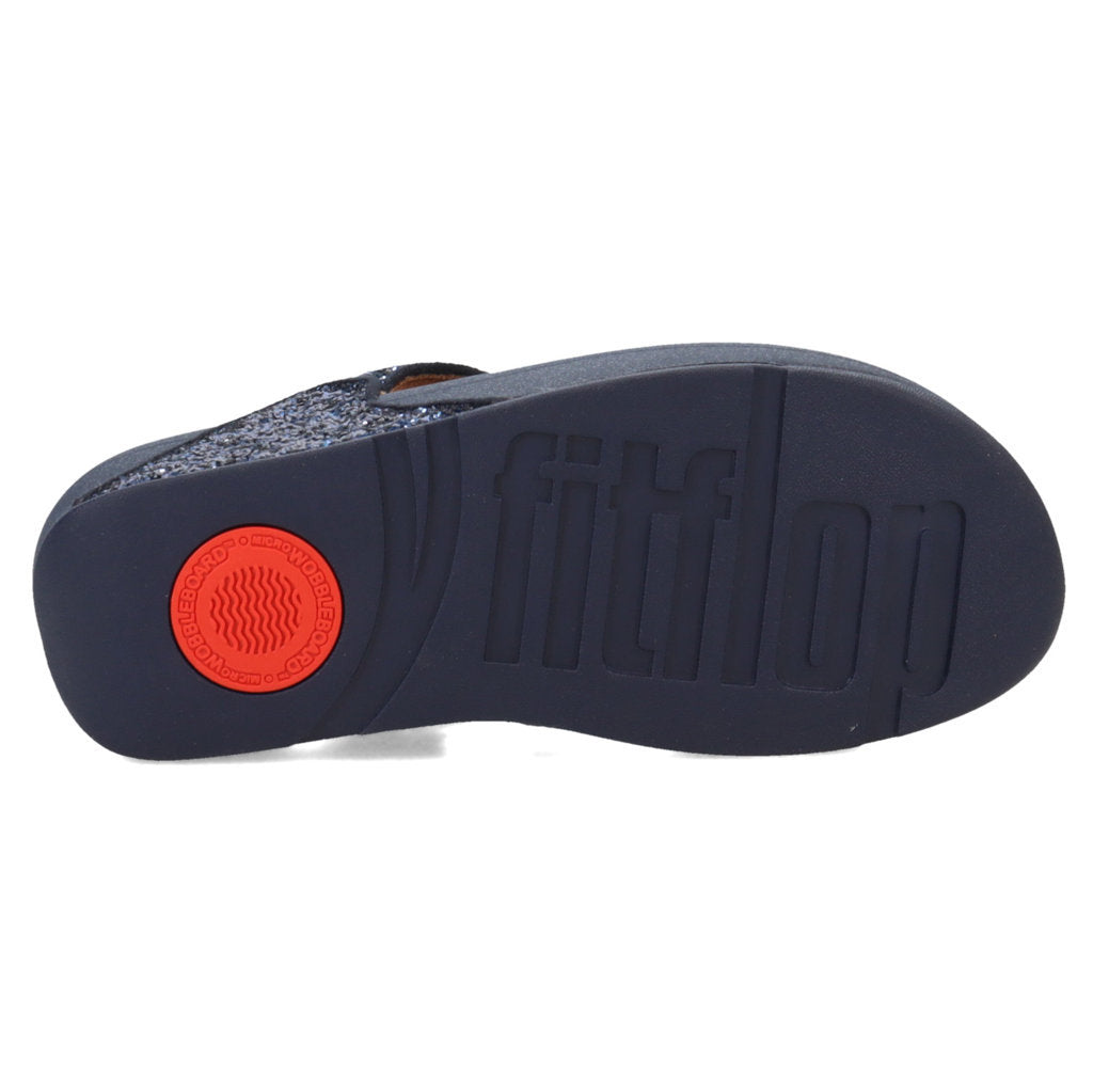 FitFlop Lulu Glitter Toe Synthetic Womens Sandals#color_midnight navy