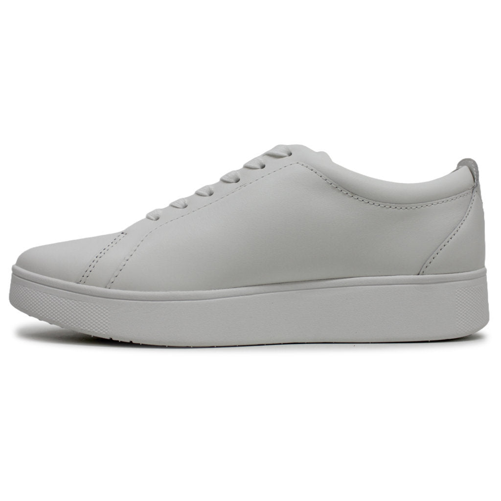 FitFlop Rally Sneakers Leather Womens Sneakers#color_urban white