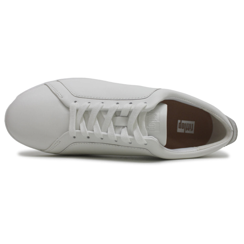 FitFlop Rally Sneakers Leather Womens Sneakers#color_urban white