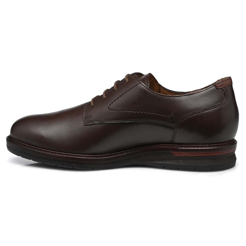 Mephisto Falco Full Grain Leather Mens Shoes#color_dark brown