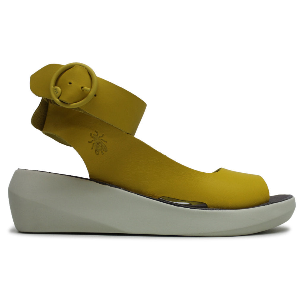 Fly London BULI030FLY Leather Womens Sandals#color_yellow