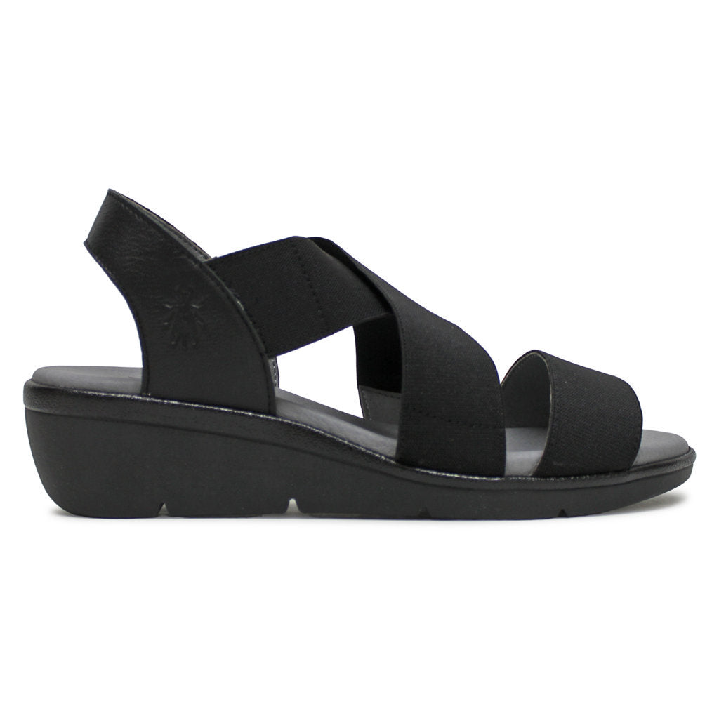 Fly London NOLI056FLY Mousse Leather Womens Sandals#color_black