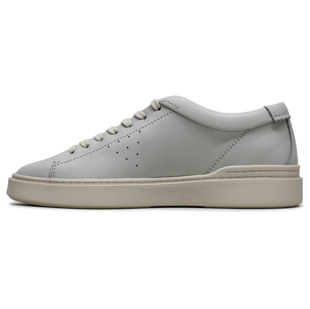 Clarks Craft Swift Leather Mens Sneakers#color_white