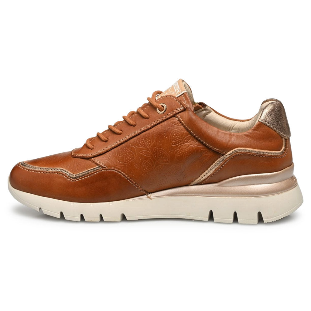 Pikolinos Cantabria W4R-6994 Leather Womens Sneakers#color_brandy