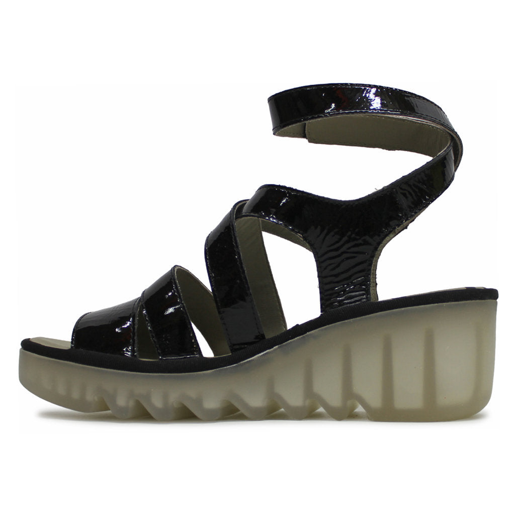 Fly London BAFY485FLY Leather Womens Sandals#color_black