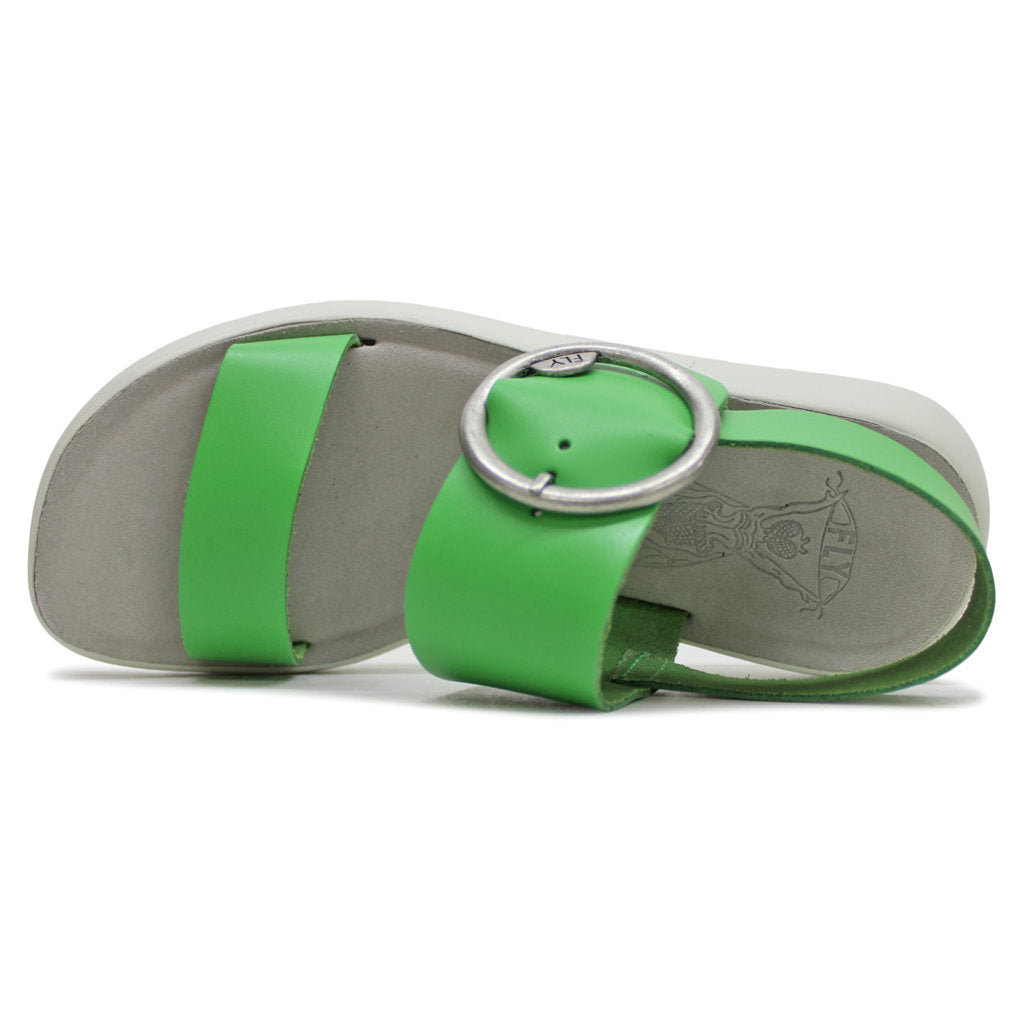 Fly London BANI739FLY Brooklyn Leather Womens Sandals#color_green