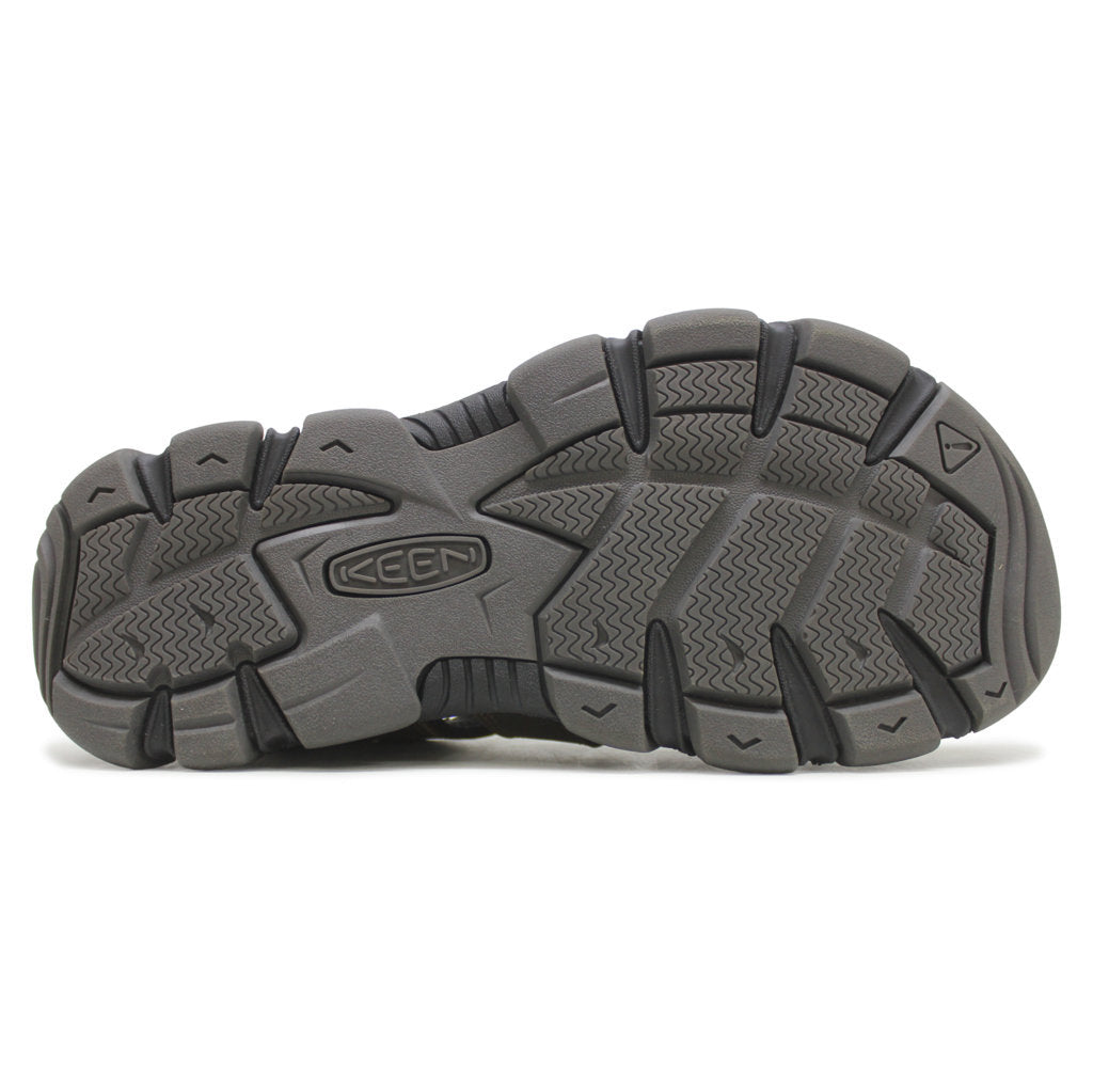 Keen Daytona II Full Grain Leather Mens Sandals#color_bison black