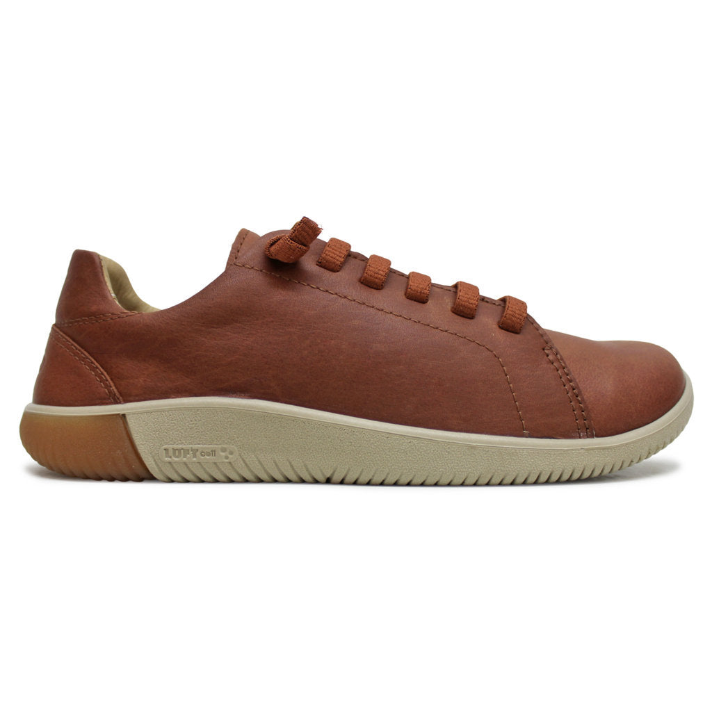 Keen KNX Lace Leather Mens Sneakers#color_tortoise shell plaza taupe