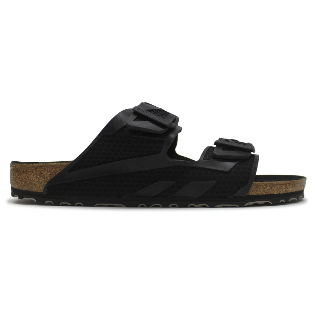 Birkenstock Arizona Rubberized Synthetic Unisex Sandals#color_rubberized black